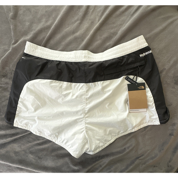 THE NORTH FACE Shorts Womens XL White Black Hydrenaline Athletic Running Outdoor - Picture 5 of 11